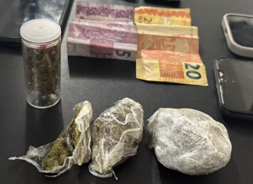 Durante Operação Harpia, PM localiza drogas e veículo irregular no BTN III - Ozildo Alves