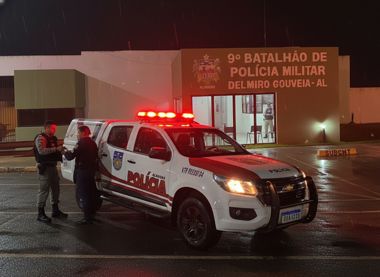 Filho é detido por agredir a mãe, que possui um histórico de AVC, em Delmiro Gouveia.