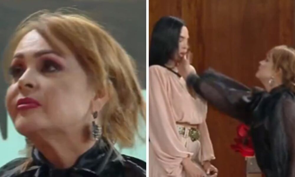 Gabriela Spanic dá tapa em Tamires e pede para sair do reality
