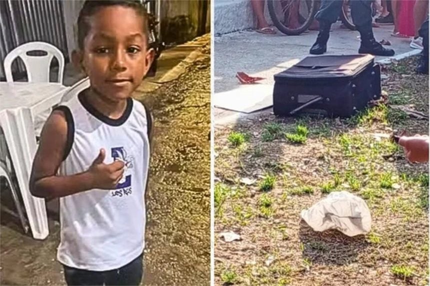 Menino de 6 anos é encontrado morto dentro de mala em frente a cemitério – Petrolândia Notícias