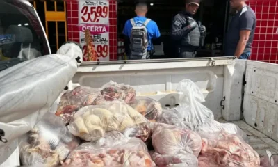 Homem detido em Salvador por roubo de gado e comercialização clandestina de carne.