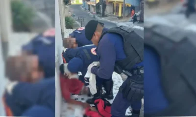 Homem com marcas de tortura é encontrado no centro de Pojuca pela Guarda Civil Municipal.