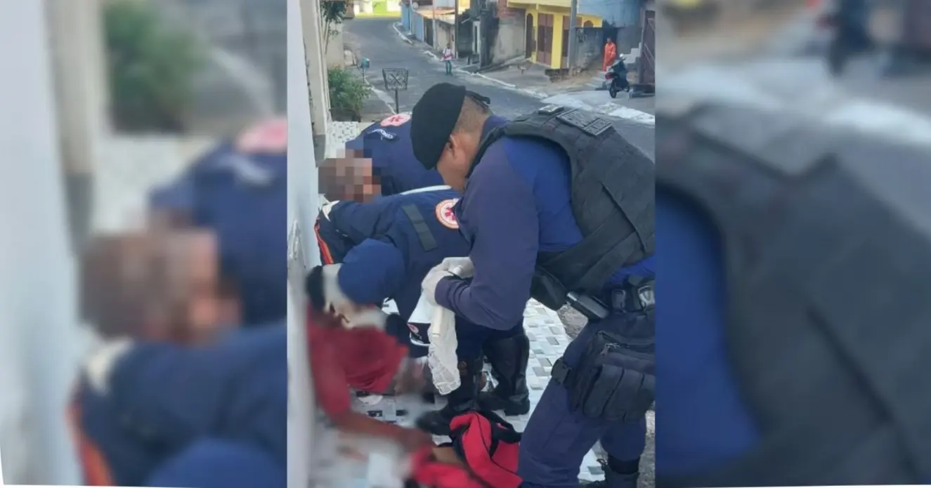 Homem com marcas de tortura é encontrado no centro de Pojuca pela Guarda Civil Municipal.