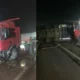 Colisão entre caminhão-tanque e veículo bloqueia BR-101 em Laje (BA)