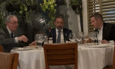 O jantar de Lira, Cunha e Derrite em um restaurante da capital federal.