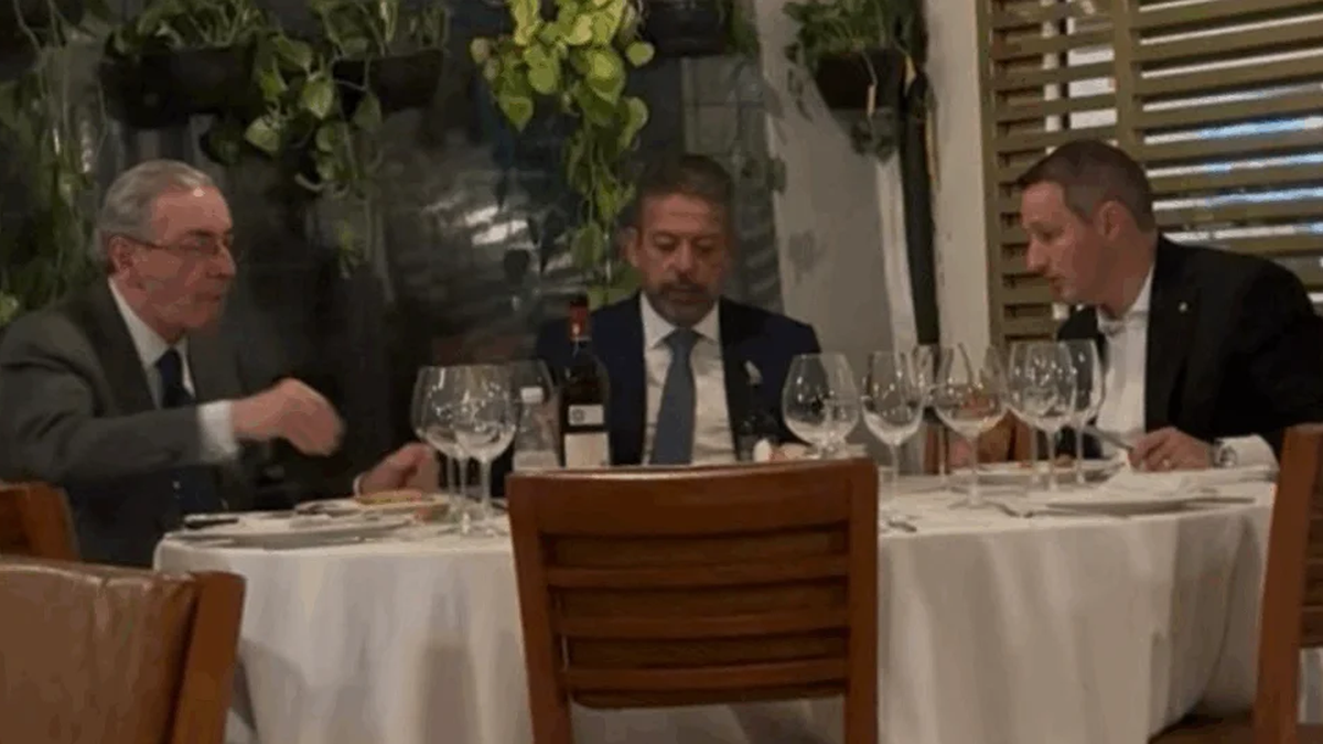 O jantar de Lira, Cunha e Derrite em um restaurante da capital federal.
