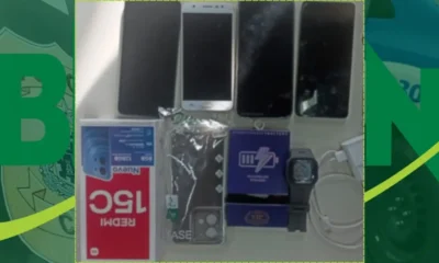 Detido em flagrante por roubo em loja de celulares em Itambé (BA)