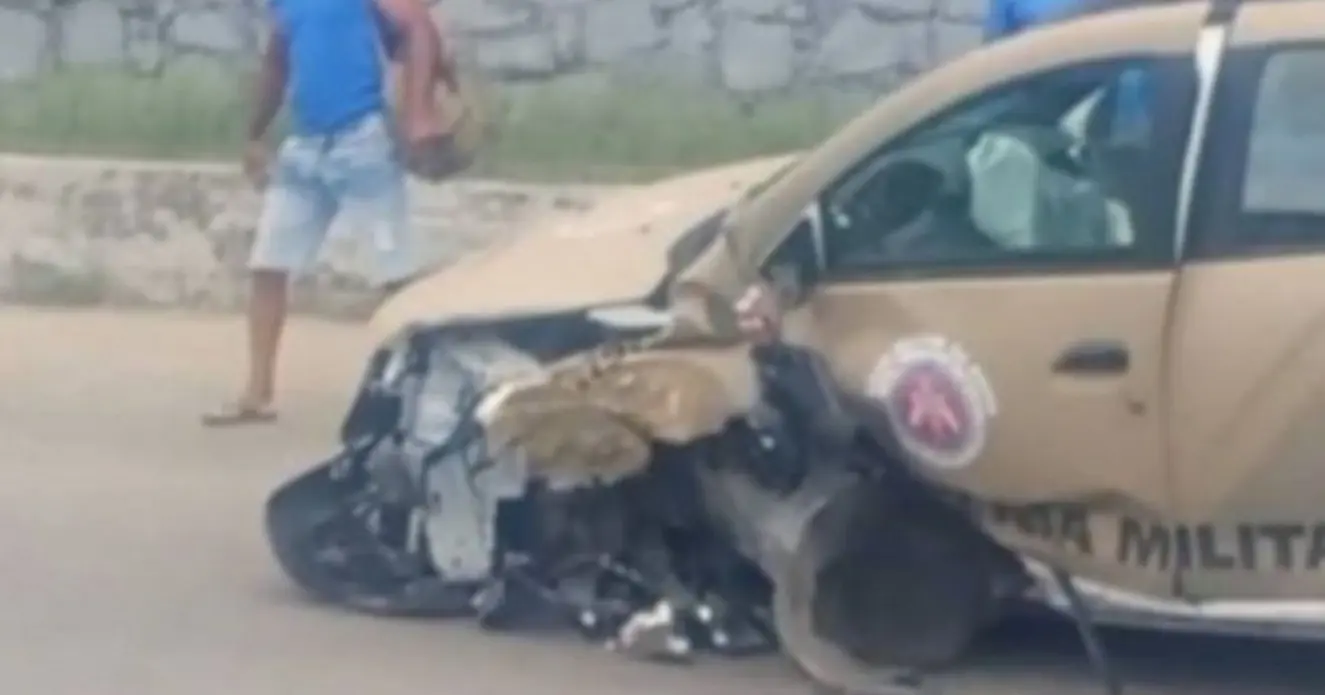 Policial Militar da 64ª CIPM se machuca após surto em Feira de Santana.