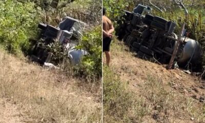 Motorista perde a vida em acidente com caminhão na AL-145, em Água Branca.