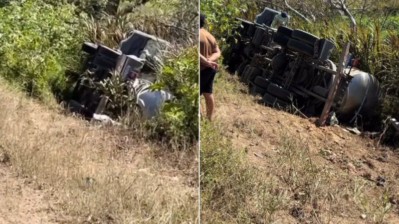 Motorista perde a vida em acidente com caminhão na AL-145, em Água Branca.