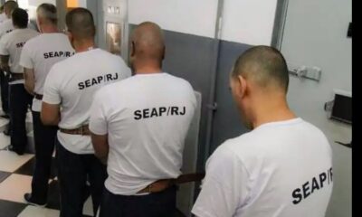 Líderes do Comando Vermelho são realocados para penitenciárias federais; confira quem são.