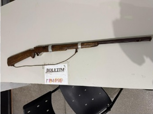 Arma Artesanal é Confiscada pela 4ª CIPM na Área Rural de Petrolândia (PE)