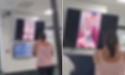 Conteúdo pornográfico é transmitido em televisão de hospital.