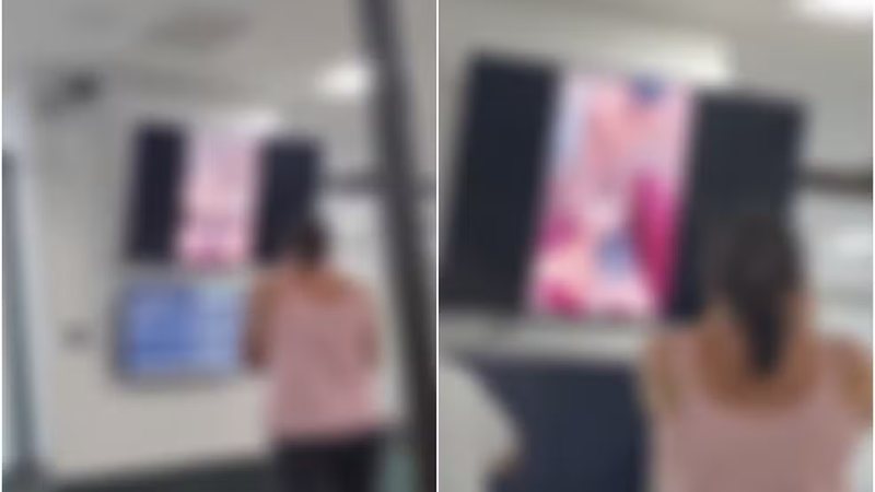 Conteúdo pornográfico é transmitido em televisão de hospital.
