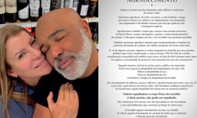 'Dor imensurável': Viúva rompe o silêncio e revela o motivo do adeus reservado a Rick